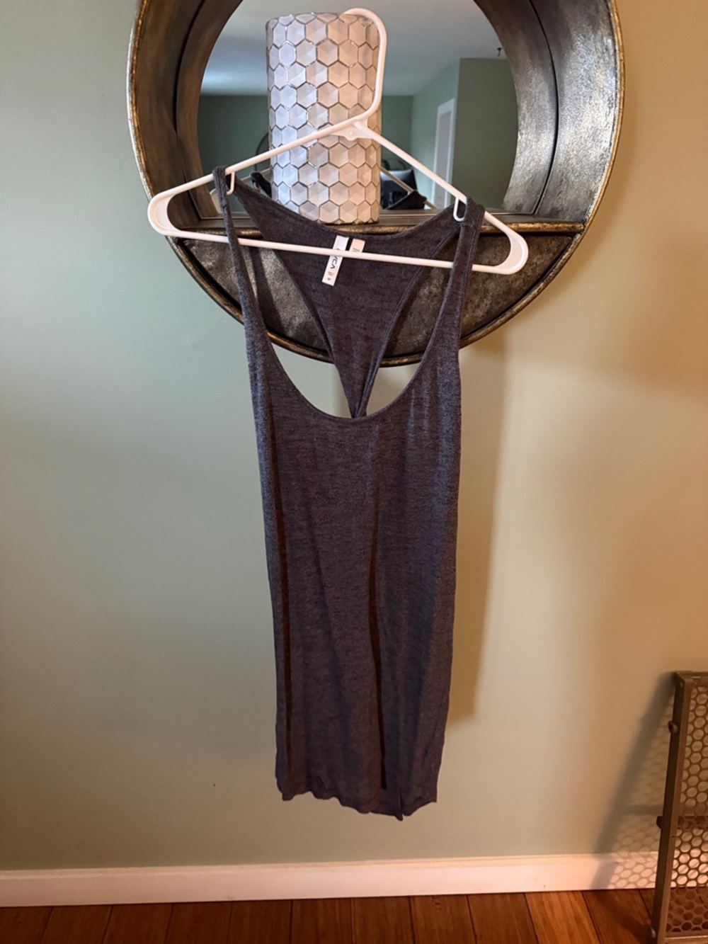 RVCA Charcoal Gray Mini Dress